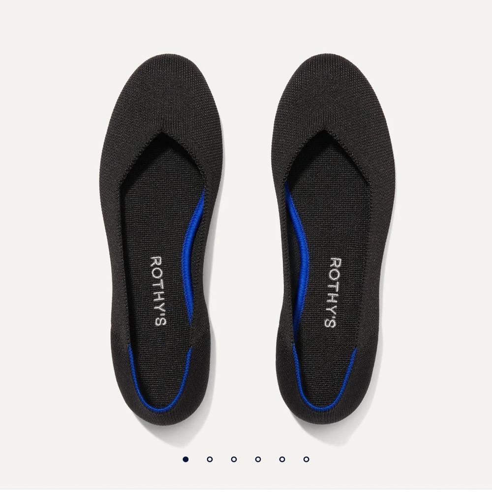 Rothy’s THE FLAT Black 9 1/2